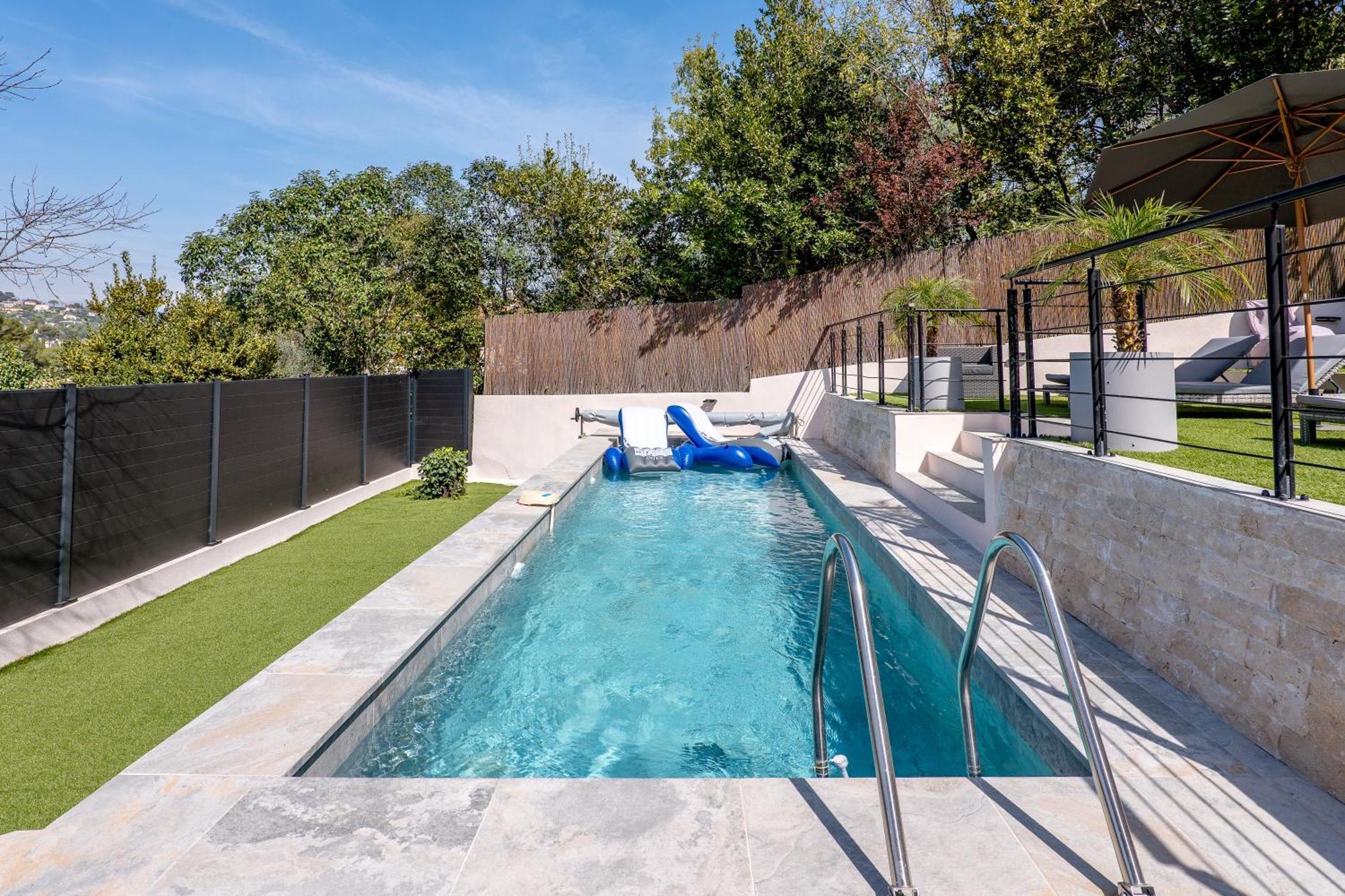Villa Piscine-Jacuzzi-Videoprojecteur-Clim La Perle Rare à Mougins Extérieur photo