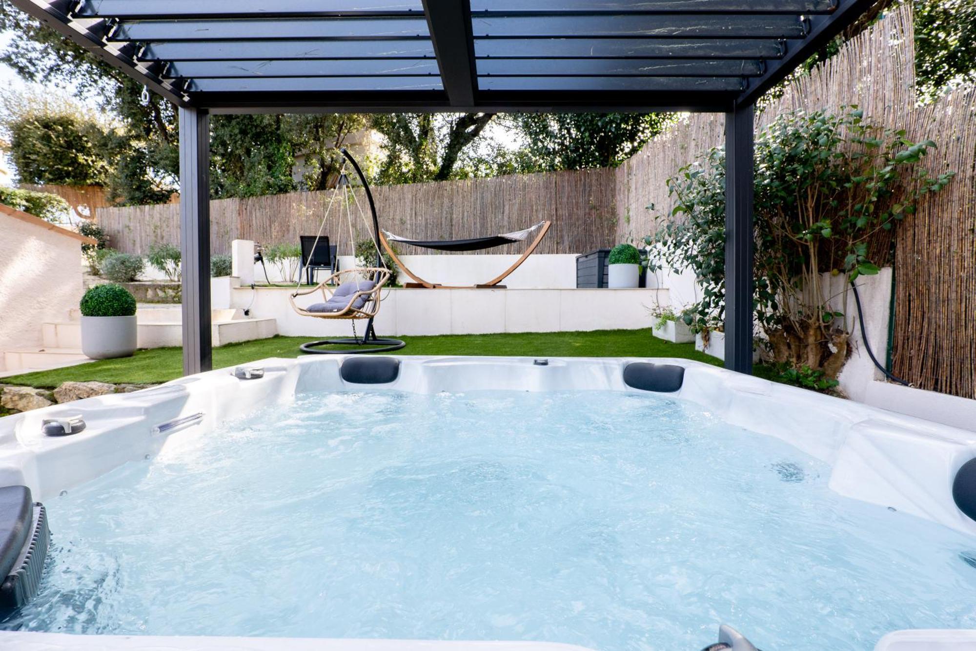 Villa Piscine-Jacuzzi-Videoprojecteur-Clim La Perle Rare à Mougins Extérieur photo